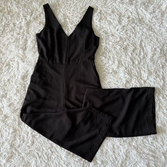 Mod Ref Black Multi-Way Sleeveless Wide Leg Jumpsuit Size M - Picture 8 of 9